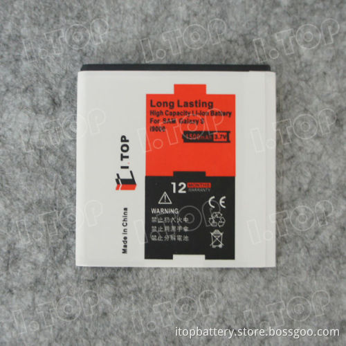 long lasting 1500mah Mobile phone Battery For Samsung I9000